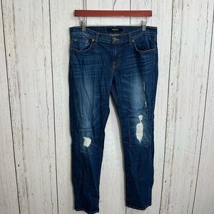 J Brand Dark Wash Denim Distressed Size 27